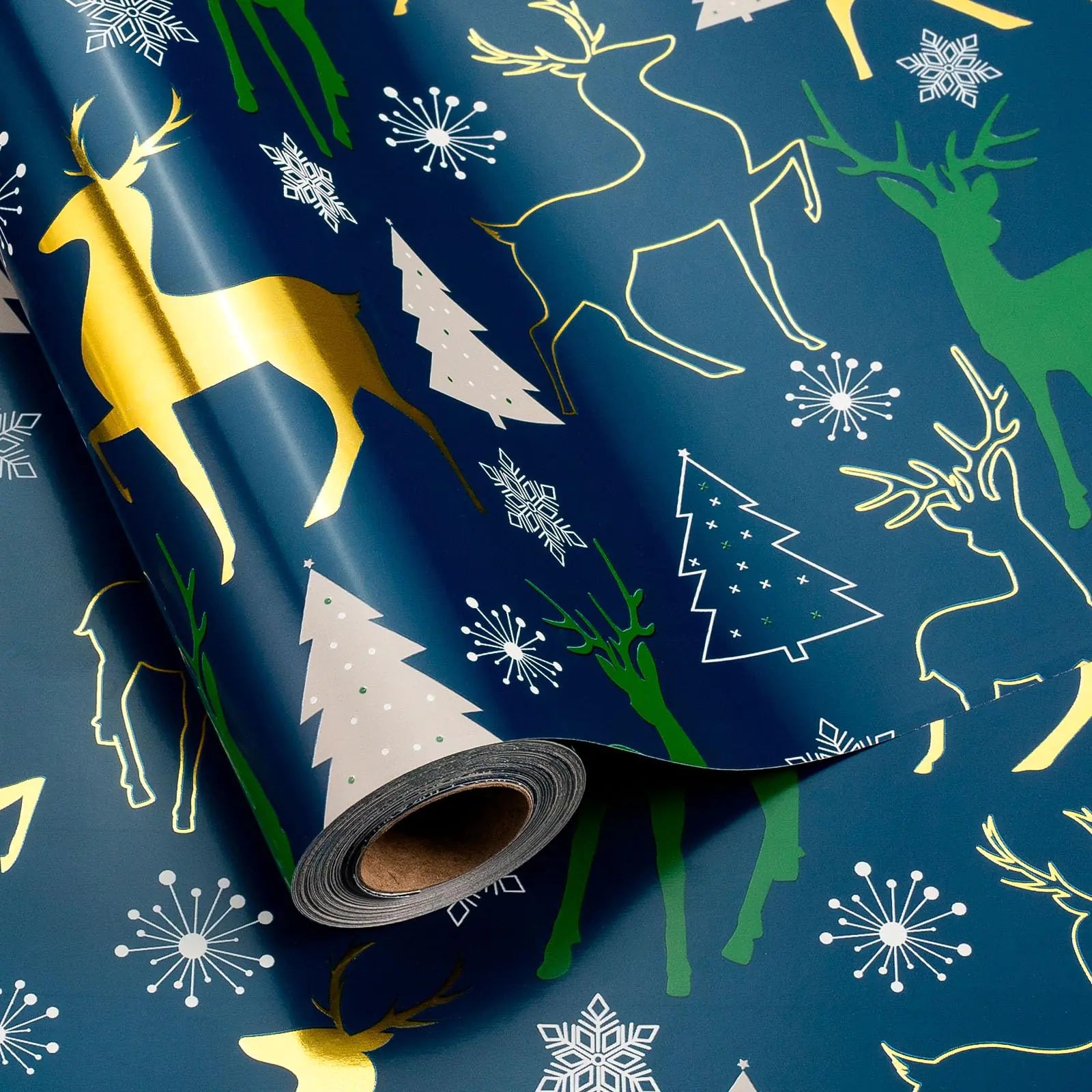 Christmas Mini Roll – Festive Print (17″ × 32.8′ Roll)