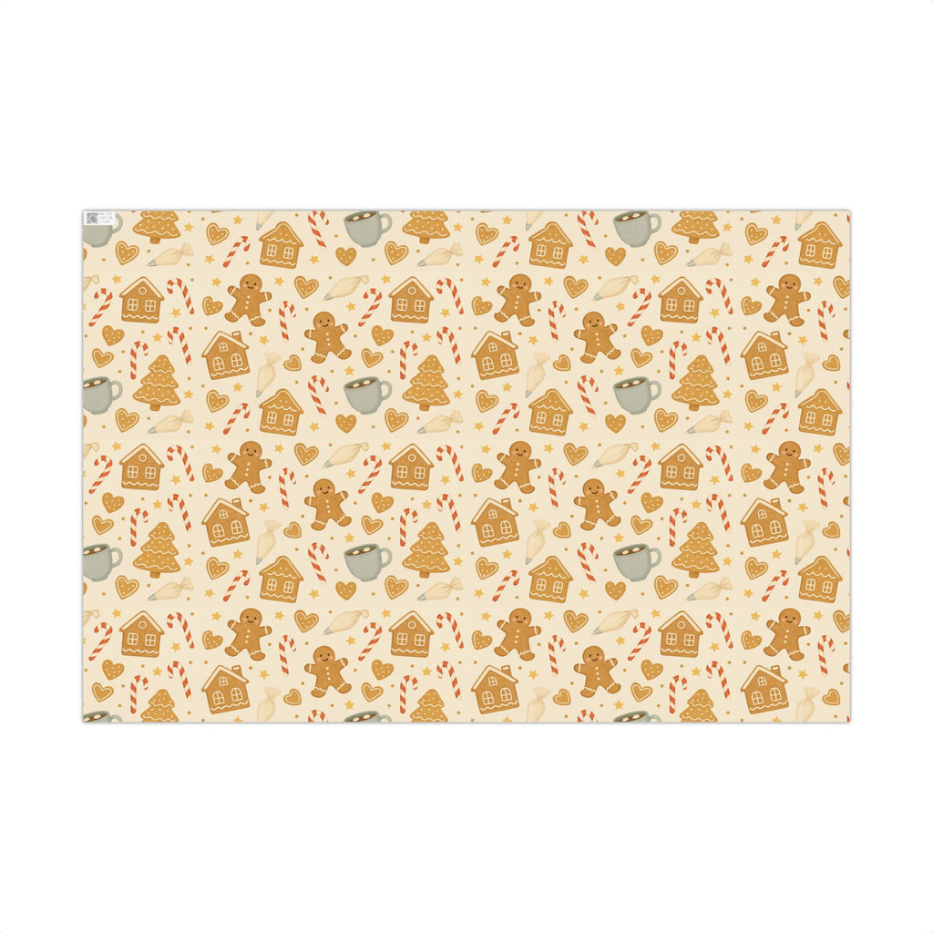 Gingerbread Themed Gift Wrap Papers for Holiday Cheer, Christmas Wrapping Paper, Festive Gift Wrap, Cute Gingerbread Design, [...]