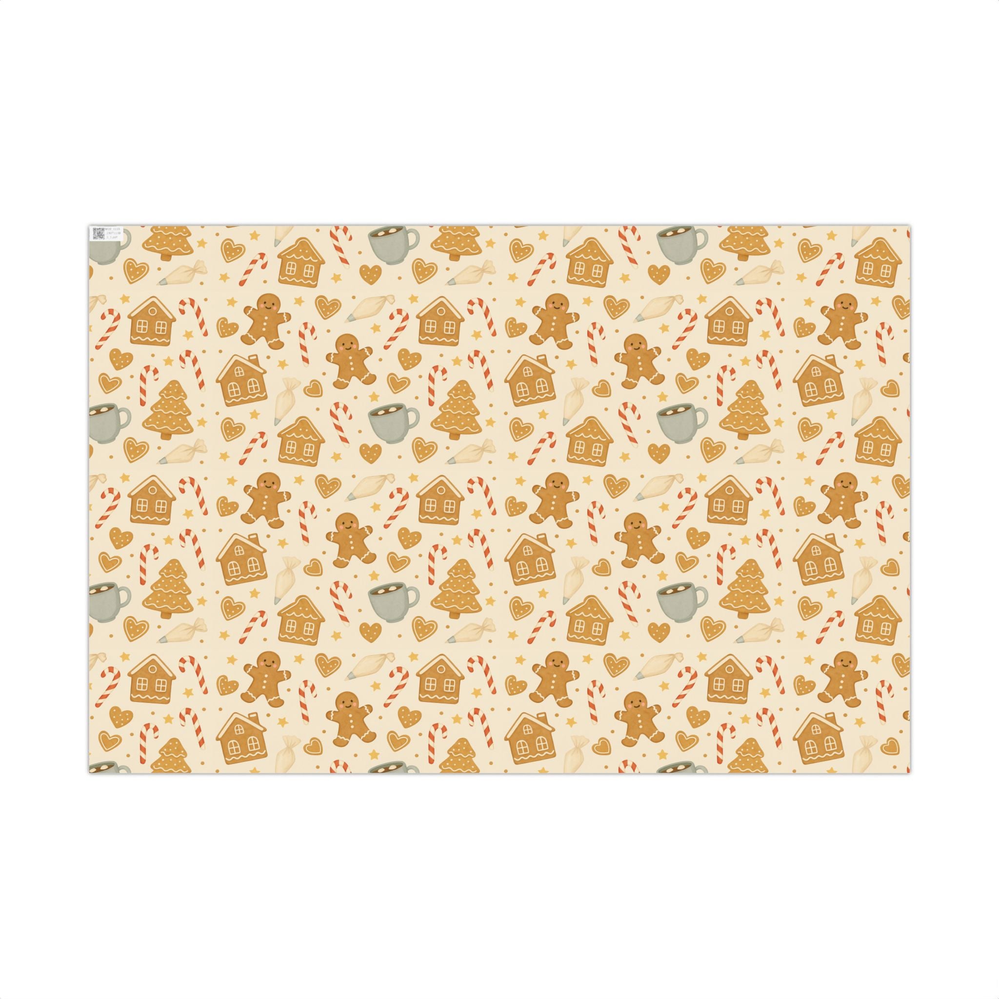 Gingerbread Themed Gift Wrap Papers for Holiday Cheer, Christmas Wrapping Paper, Festive Gift Wrap, Cute Gingerbread Design, [...]