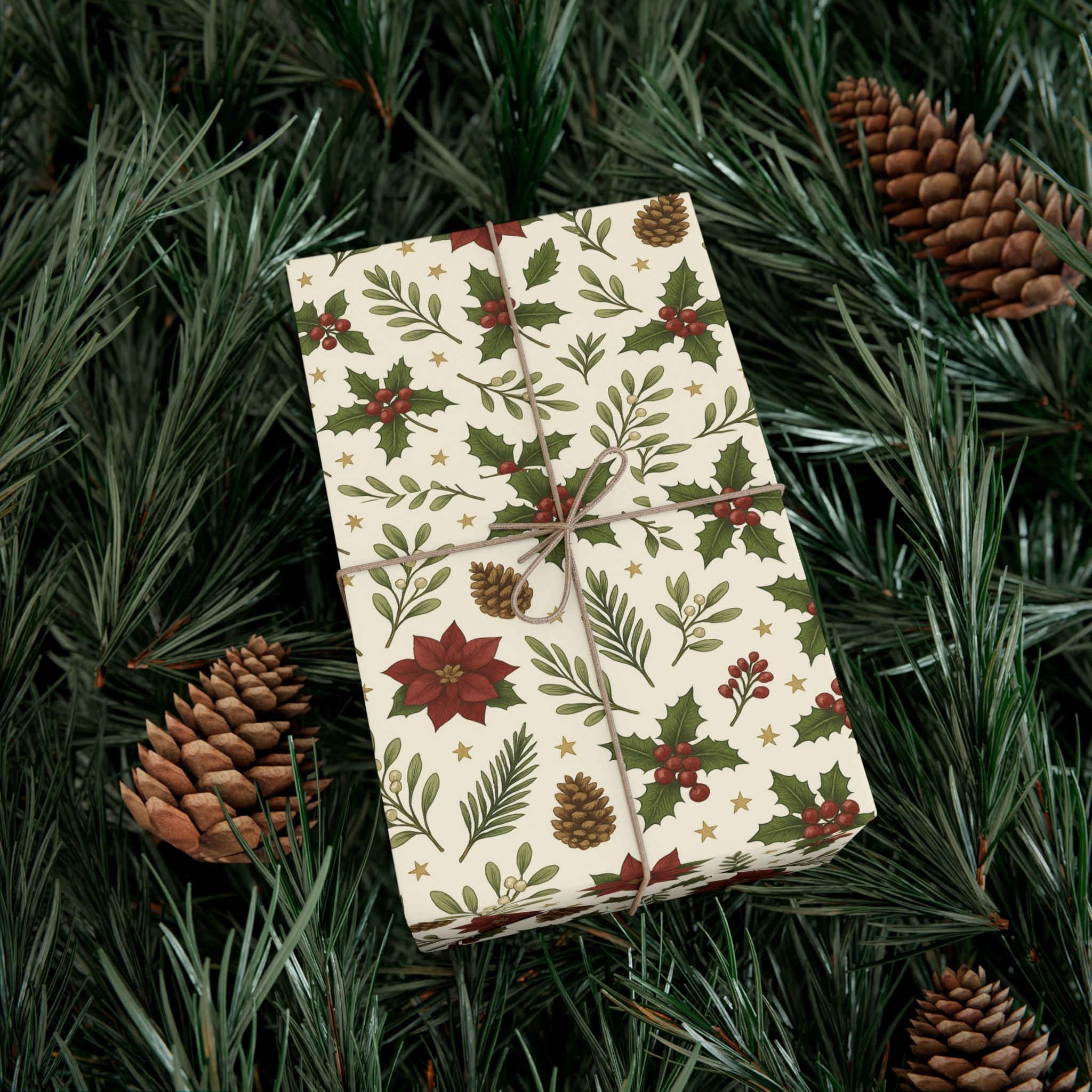 Festive Gift Wrap Papers, Holiday Wrapping Paper, Christmas Gift Wrap, Eco-Friendly Wrapping Sheets, Decorative Wrap for Gifts