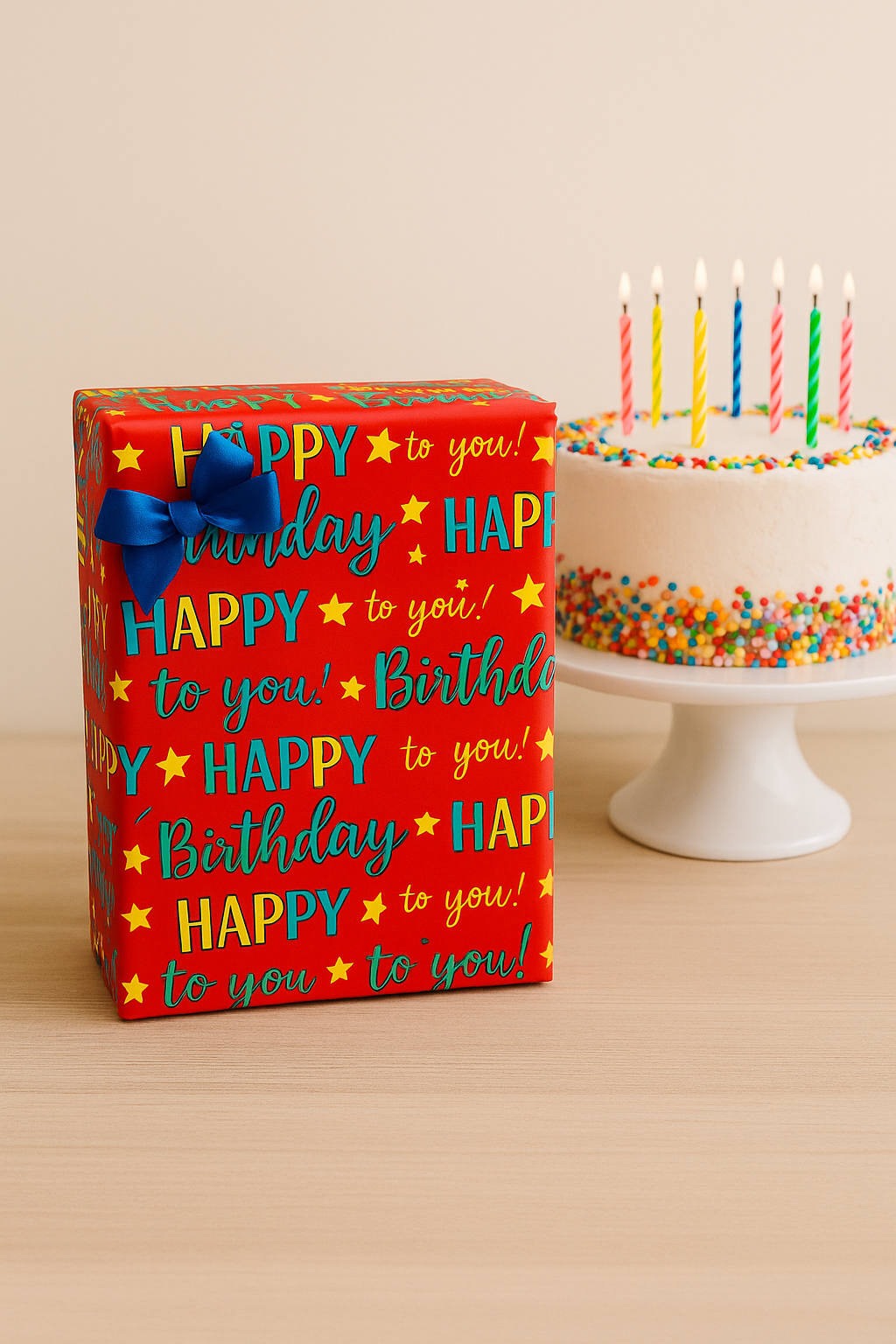 Reversible “Happy Birthday” / Multi-Pattern