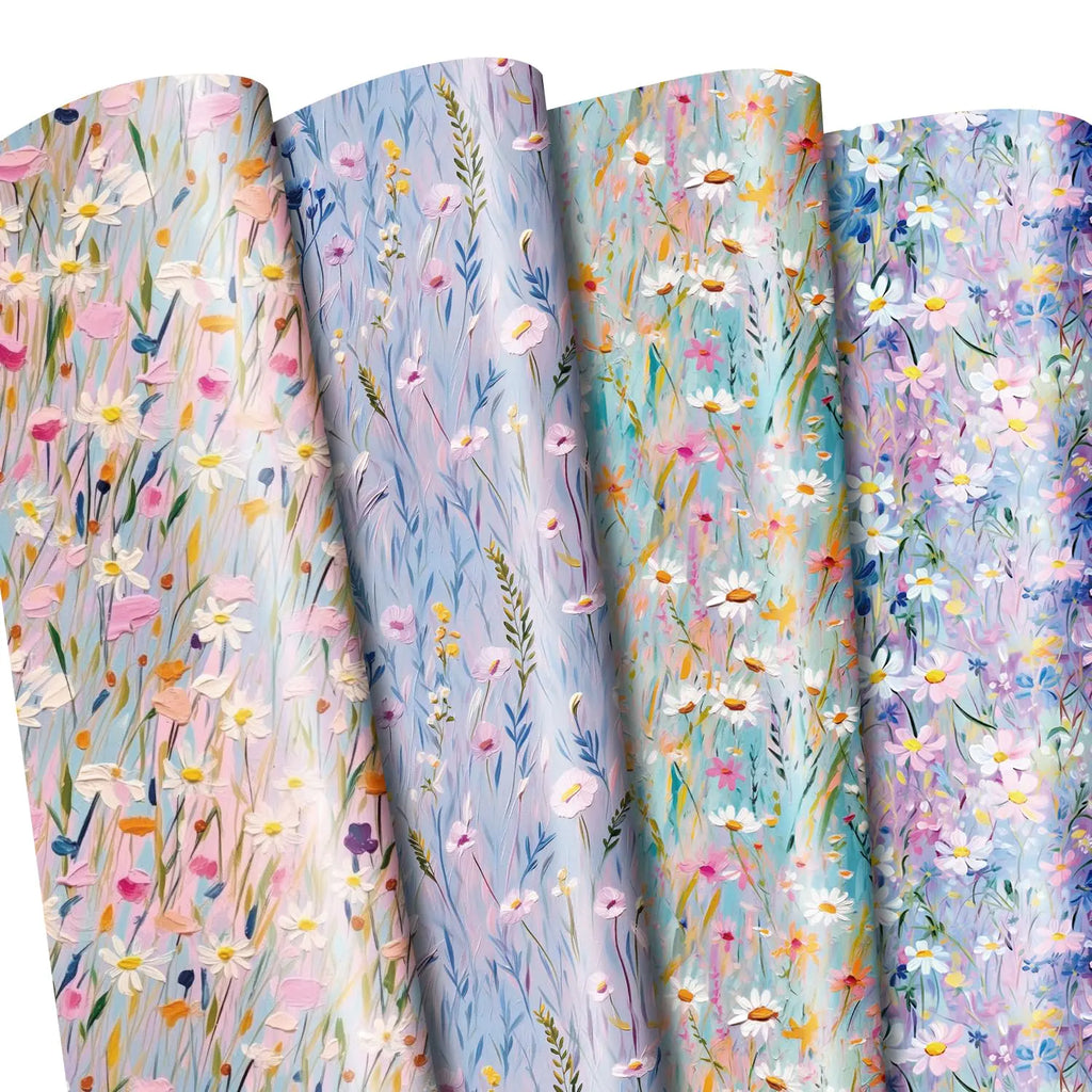 Botanical Bliss Floral Sheet Set – 12 Designer Sheets (20″ × 27.5″ Each)