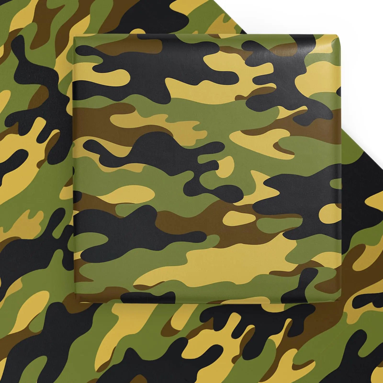 Camo Sheet Set – 6 Camouflage Wrapping Papers (19.7″ × 27.5″ Each)